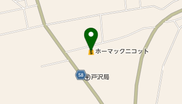 DCMニコット戸沢店の地図画像