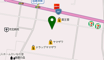 サンデー河北谷地店の地図画像