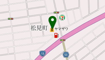 ドラッグヤマザワ松見町店の地図画像