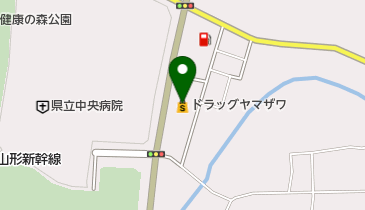 ドラッグヤマザワ県立中央病院前店の地図画像