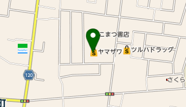 ドラッグヤマザワ神町店の地図画像