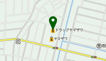 ドラッグヤマザワ旭新町店の地図画像