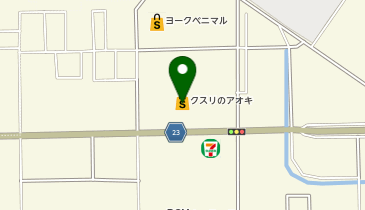 クスリのアオキ寒河江西店の地図画像