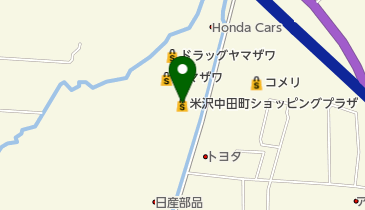 米沢中田町ショッピングプラザの地図画像