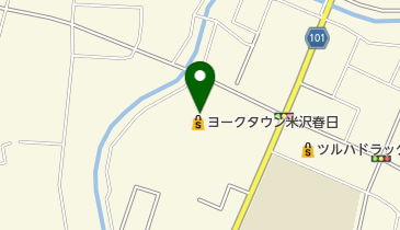 ヨークタウン米沢春日の地図画像