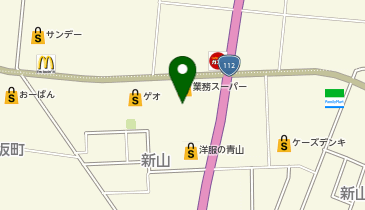 マックハウス寒河江店の地図画像