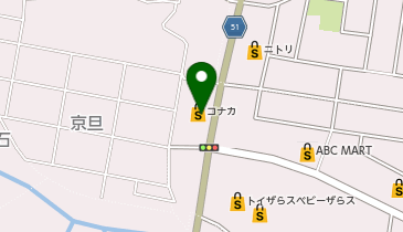 紳士服コナカ山形南店の地図画像