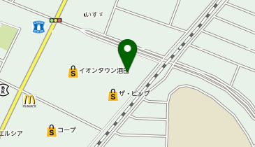 ハニーズ酒田店の地図画像