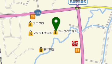 ハニーズ新庄店の地図画像