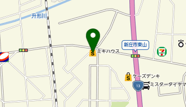 ミキハウスPOCKY BEAR新庄店の地図画像