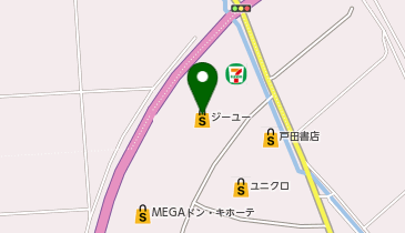 ジーユー三川店の地図画像
