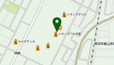 ジーユーイオンモール天童店の地図画像