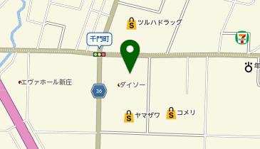 ワークマンカラーズ新庄宮内店の地図画像