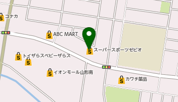 ゴルフパートナー山形吉原店の地図画像