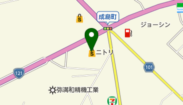 ニトリ米沢店の地図画像