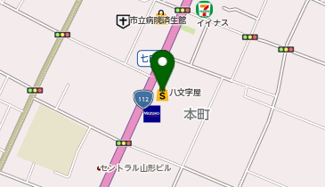 (株)八文字屋の地図画像