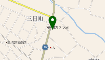 あすなろ書店東根店の地図画像