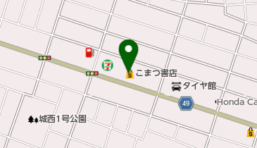 (株)こまつ書店西田店の地図画像