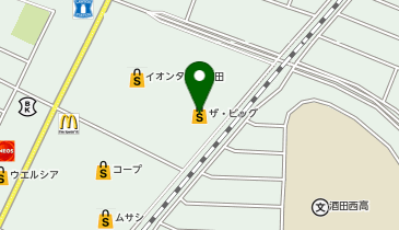 ザ・ビッグ酒田北店の地図画像
