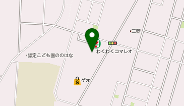 わくわくコマレオ山形店の地図画像