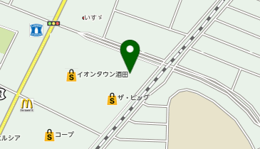 ダイソーイオンタウン酒田店の地図画像