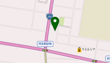 ダイソー山形河北店の地図画像