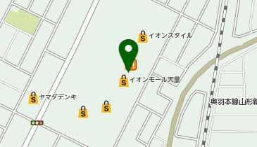 Seriaイオンモール天童店の地図画像