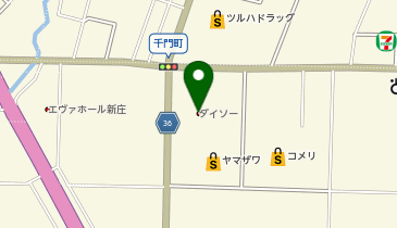 ダイソーヤマザワ新庄宮内店の地図画像
