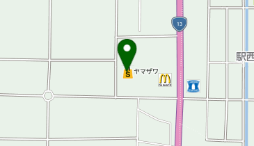 ダイソーヤマザワ村山駅西店の地図画像