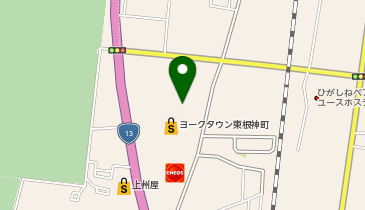 ダイソーヨークタウン東根神町店の地図画像