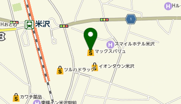 ダイソーマックスバリュ米沢駅前店の地図画像