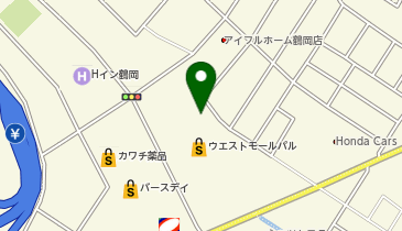 シュー・プラザ鶴岡ウエストモールパル店の地図画像