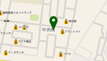 auショップさくらんぼ東根の地図画像