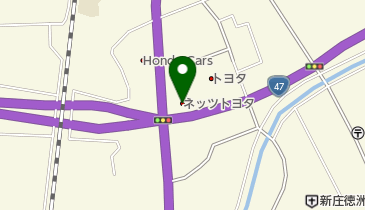 ネッツトヨタ山形新庄店の地図画像