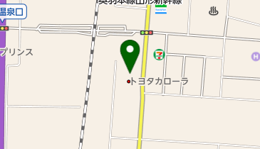 トヨタカローラ山形東根店の地図画像
