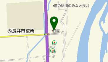 山形日産自動車長井店の地図画像