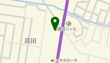 日産プリンス山形寒河江店の地図画像