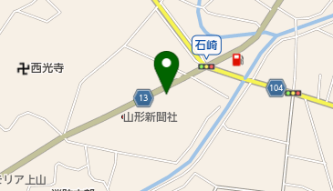 日産プリンス山形上山日産プリンス上山店の地図画像