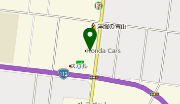 Honda Cars鶴岡宝田店の地図画像