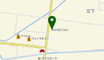 Honda Cars山形鶴岡北店の地図画像