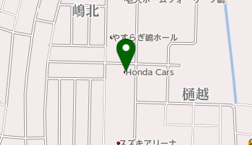 Honda Cars山形嶋店の地図画像