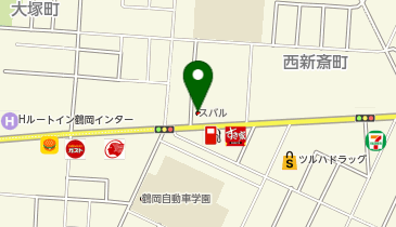 スバル東北鶴岡店の地図画像