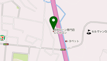 自社ローン専門店じしゃロン山形店の地図画像