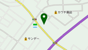 カワサキオート山形の地図画像