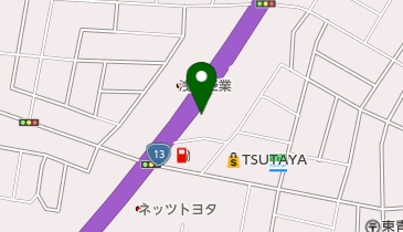 ジープ山形の地図画像