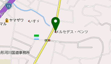 メルセデス・ベンツ山形 サーティファイドカーセンターの地図画像