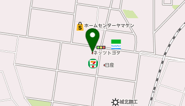 ネッツトヨタ山形山形北町店の地図画像