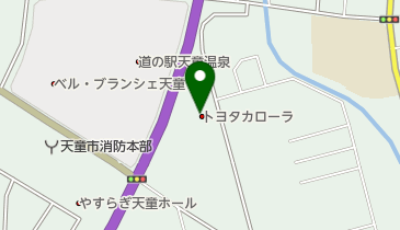 トヨタカローラ山形天童店の地図画像