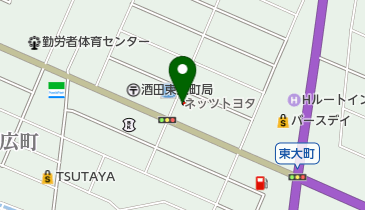ネッツトヨタ山形酒田店の地図画像