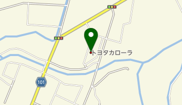 トヨタカローラ山形米沢店の地図画像